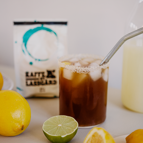 An original recipe for a delicious Coffee Lemonade, directly from the coffee farm!